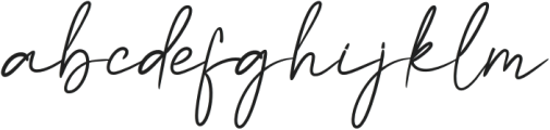 Britney signature Regular otf (400) Font LOWERCASE