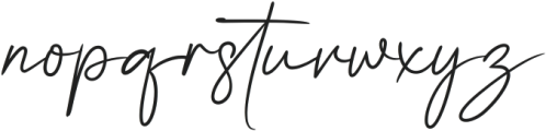 Britney signature Regular ttf (400) Font LOWERCASE