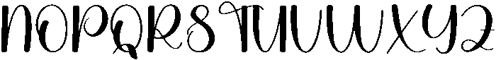 Brittany Charming Regular otf (400) Font UPPERCASE