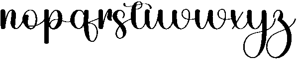Brittany Charming Regular otf (400) Font LOWERCASE