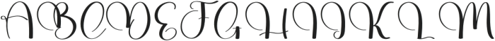 Brittany Charming Regular otf (400) Font UPPERCASE