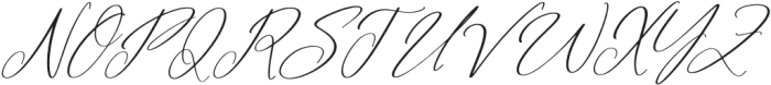 Brittany Glostime Italic otf (400) Font UPPERCASE