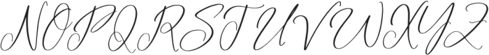 Brittany Glostime otf (400) Font UPPERCASE