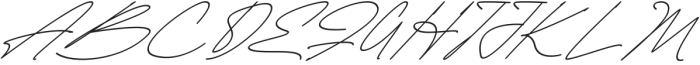 Brittany Signature Italic otf (400) Font UPPERCASE