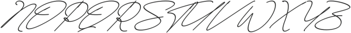 Brittany Signature Italic otf (400) Font UPPERCASE
