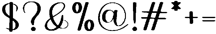 Brittany Signature Regular otf (400) Font OTHER CHARS
