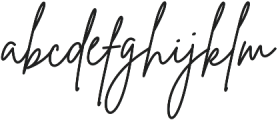 Brittany Signature Regular otf (400) Font LOWERCASE
