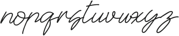 Britties Signature otf (400) Font LOWERCASE