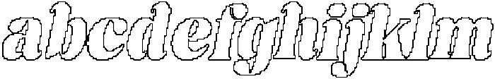Brivane Pixel Outline otf (400) FONT
