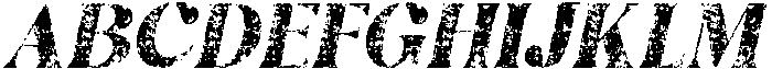 Brivane Stamp Italic otf (400) Font UPPERCASE