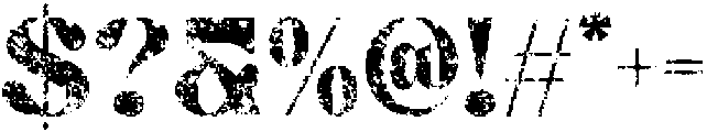 BrivaneStamp-Regular otf (400) Font OTHER CHARS