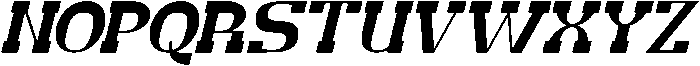 Brivone Italic otf (400) Font UPPERCASE