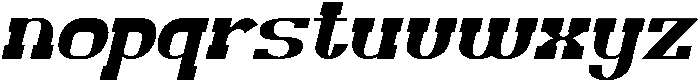 Brivone Italic otf (400) Font LOWERCASE