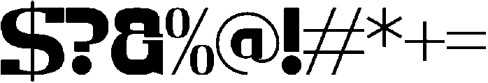 Brivone otf (400) Font OTHER CHARS