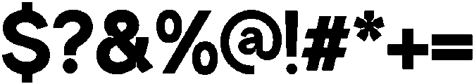 Brix Regular otf (400) Font OTHER CHARS