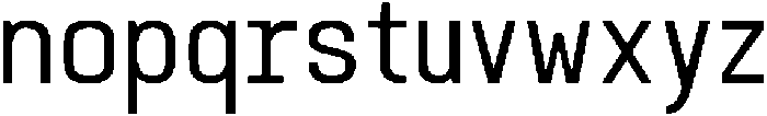 Brixela Regular otf (400) Font LOWERCASE
