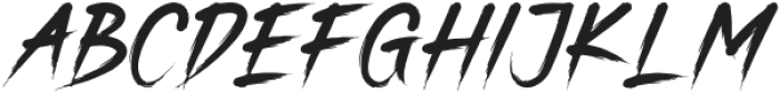 BroSyizt Regular otf (400) Font UPPERCASE