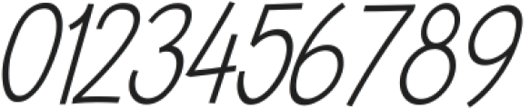 Broadtip ExtraLight Italic ttf (200) Font OTHER CHARS