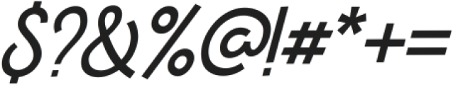 Broadtip Italic ttf (400) Font OTHER CHARS