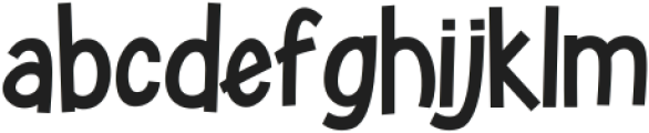 Broadtip Medium ttf (500) Font LOWERCASE