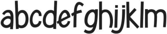 Broadtip Regular ttf (400) Font LOWERCASE