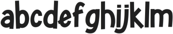 Broadtip Semi Bold ttf (600) Font LOWERCASE