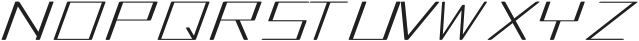 Broady Italic otf (400) Font LOWERCASE