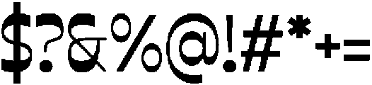 Broanse Regular otf (400) Font OTHER CHARS