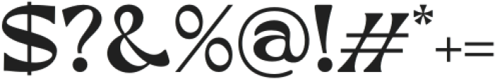Broca-Regular otf (400) Font OTHER CHARS