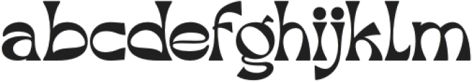 Broca-Regular otf (400) Font LOWERCASE