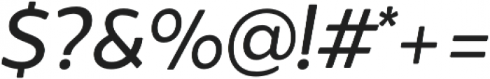 Brocha Regular Italic otf (400) Font OTHER CHARS