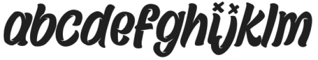 Brockline Regular otf (400) Font LOWERCASE