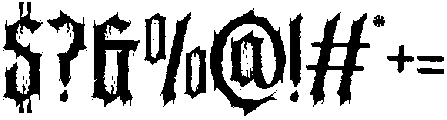 Brocore-Regular otf (400) Font OTHER CHARS