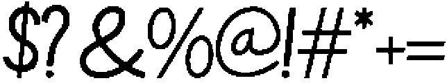 Brodger-Regular otf (400) Font OTHER CHARS