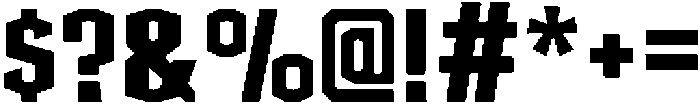 Brogame Regular otf (400) Font OTHER CHARS
