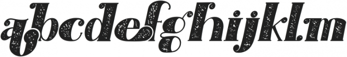 BroggittoBrush-Italic otf (400) Font LOWERCASE