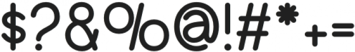 Brogun Display Typeface Bold otf (700) Font OTHER CHARS