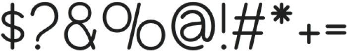 Brogun Display Typeface Medium otf (500) Font OTHER CHARS