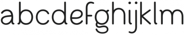 Brogun Display Typeface Medium otf (500) Font LOWERCASE