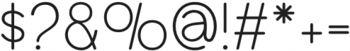 Brogun Display Typeface Regular otf (400) Font OTHER CHARS