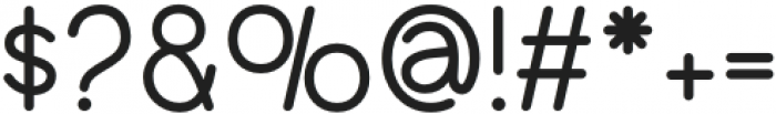 Brogun Display Typeface SemiBold otf (600) Font OTHER CHARS