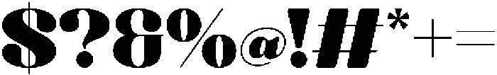Brojack otf (400) Font OTHER CHARS
