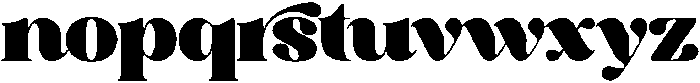 Brojack otf (400) Font LOWERCASE