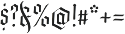 Brojeria otf (400) Font OTHER CHARS