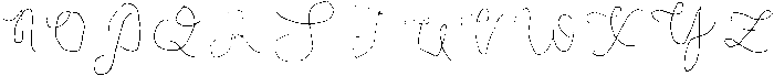 Broken Ballpoint Regular otf (400) Font UPPERCASE