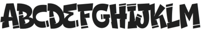 Broken Graffiti Regular otf (400) Font UPPERCASE