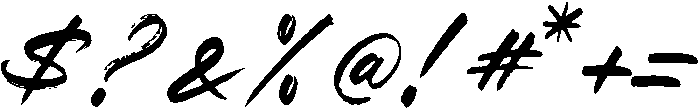 Broken Khemory otf (400) Font OTHER CHARS