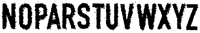 Broken Regular otf (400) Font UPPERCASE