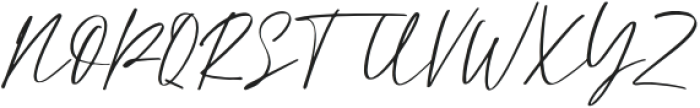 Broken Signature Regular otf (400) Font UPPERCASE