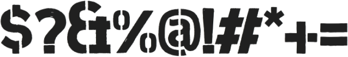 Broken Silence Two otf (400) Font OTHER CHARS